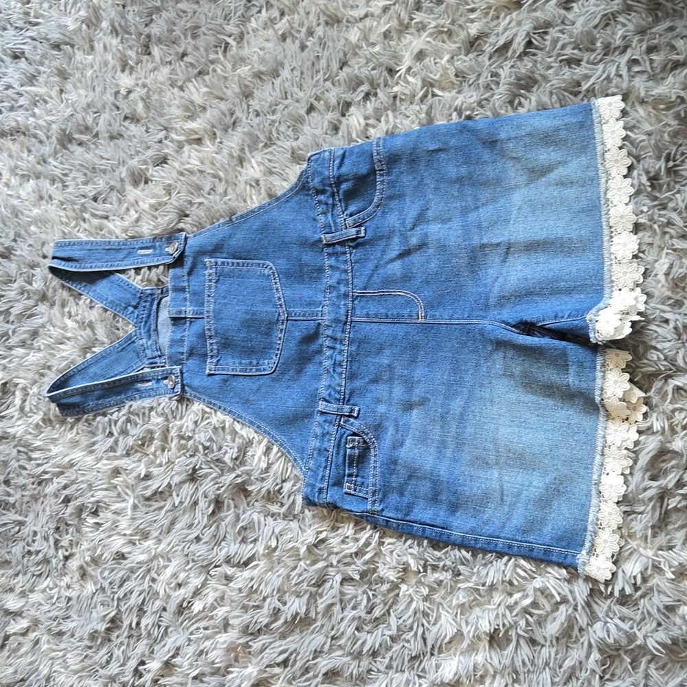 Girl's Children's Place Denim Overalls